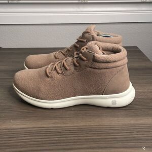 FLX MENS ENVISION WOOL BLEND COMMUTER HIGH TOP SNEAKERS SIZE 9.5